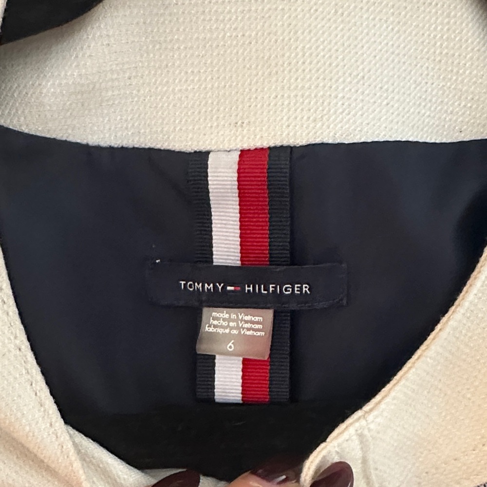 Tommy Hilfiger Blue and Cream Blazer - Picture 2 of 2